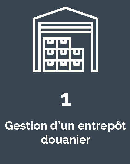 1 gestion d'un entrepôt douanier