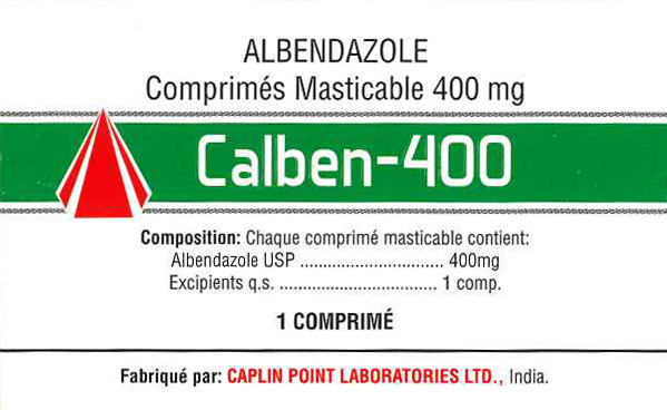 CALBEN 400 MG Comprimé